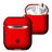 Mobigear Frosted Coque rigide pour Apple AirPods 2 - Rouge
