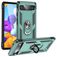 Mobigear Armor Ring Coque Google Pixel 6a Coque arrière Rigide Anti-Chocs avec Anneau-Support - Vert