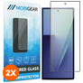 Mobigear Premium Samsung Galaxy Z Fold 7 Verre trempé Protection d'écran - Compatible Coque - Noir (Lot de 2)