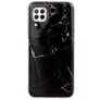 Mobigear Marble Coque Huawei P40 Lite Coque arrière en TPU Souple - Noir