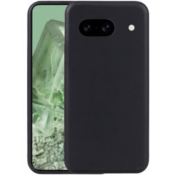Mobigear Basics Coque Google Pixel 8a Coque arrière en TPU Souple - Noir