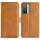 Mobigear Slim Magnet Vivo Y76 Étui Portefeuille - Cognac