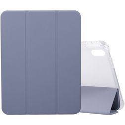 Mobigear Tri-Fold Gel Coque iPad 11 (2025) Etui en TPU,Similicuir + Porte-crayon - Baby Blue