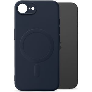 My Style Protective Flex Coque iPhone 16e MagSafe Coque arrière en TPU Souple - Bleu Marin
