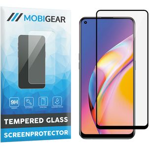Mobigear Premium OPPO A94 Verre trempé Protection d'écran - Compatible Coque - Noir