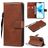 Mobigear Premium iPhone 12 Étui Portefeuille - Marron