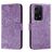 Mobigear Flowers Housse HONOR 200 Lite Etui Porte-Monnaie - Violet