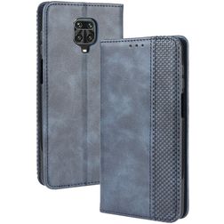 Mobigear Sensation Housse Xiaomi Redmi Note 9 Pro Etui Porte-Monnaie - Bleu