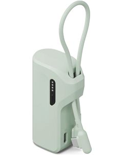 Cygnett Thumboost 5K - Batterie externe Double USB-C 5.000 mAh 20W - Menthe