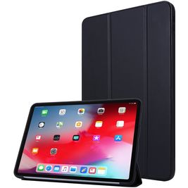 Mobigear Tri-Fold Gel Coque iPad Pro 11 Pouces (2022) Etui en TPU,Similicuir - Noir