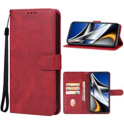 Mobigear Wallet Housse POCO X5 Pro Etui Porte-Monnaie - Rouge