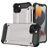 Mobigear Outdoor Coque iPhone 16 Pro Max Coque arrière Rigide Anti-Chocs - Argent