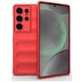 Mobigear Bumpy Coque Samsung Galaxy S25 Ultra Coque arrière en TPU Souple - Rouge