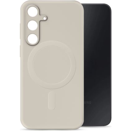 My Style Protective Flex Coque Samsung Galaxy S25 FE MagSafe Coque arrière en TPU Souple - Antique White