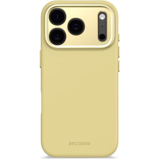 Decoded Coque iPhone 17 Pro Coque arrière en Silicone - Yuma Yellow