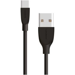 Mobiparts - Câble USB-A vers USB-C 1 mètre - Noir