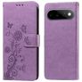 Mobigear Flowers Housse Google Pixel 11 Pro Etui Porte-Monnaie - Violet