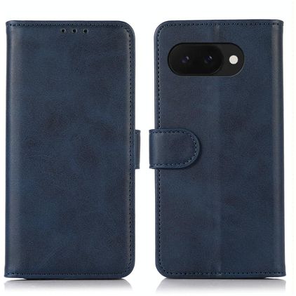 Mobigear Wallet Housse Google Pixel 9a Etui Porte-Monnaie - Bleu