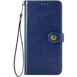 Mobigear Snap Button Housse Samsung Galaxy S20 FE Etui Porte-Monnaie - Bleu