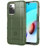 Mobigear Rugged Shield Coque Xiaomi Redmi 10 4G Coque arrière en TPU Souple Anti-Chocs - Vert