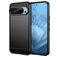 Mobigear Brushed Slim Coque Google Pixel 9 Coque arrière en TPU Souple - Noir