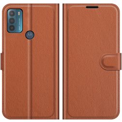 Mobigear Classic Motorola Moto G50 Étui Portefeuille - Marron