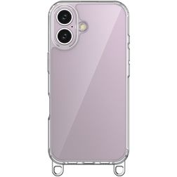 Mobigear Bungy iPhone 16 Plastique rigide Coque arrière - Argent