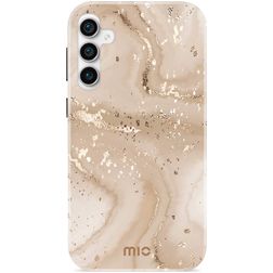 MIO Coque Samsung Galaxy S23 FE MagSafe Coque arrière Rigide - Gold Marble