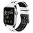 Mobigear Aero Armor Bracelet Silicone Apple Watch Fermeture boucle ardillon - 49/46/45/44 mm - Noir / Blanc