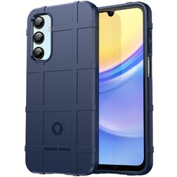 Mobigear Rugged Shield Coque Samsung Galaxy A16 Coque arrière en TPU Souple Anti-Chocs - Bleu