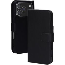 Mobiparts Classic Wallet Housse iPhone 17 Pro MagSafe Etui - Noir