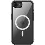 Valenta Full Cover Coque iPhone 16e MagSafe Coque arrière en Verre trempé Anti-Chocs - Noir