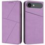 Mobigear Frosted Flip Housse iPhone Air Etui Porte-Monnaie - Violet