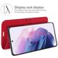 Mobigear Wallet Housse Samsung Galaxy S22 Etui Porte-Monnaie - Rouge