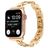 Mobigear Paris Bracelet Acier pour Apple Watch Fermeture boucle déployante - 49/46/45/44 mm - Or