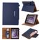 Mobigear Luxury Coque iPad 9 (2021) Etui + Porte-crayon - Bleu