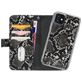 Mobilize Magnet Zipper Housse iPhone 12 Mini Etui avec Coque Détachable Porte-Monnaie - Noir