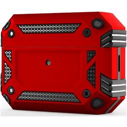 Mobigear Armor Coque Apple AirPods Pro 2 Coque Rigide Antichoc - Rouge