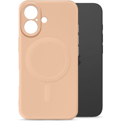 My Style Protective Flex Coque iPhone 16 MagSafe Coque arrière en TPU Souple - Soft Pink