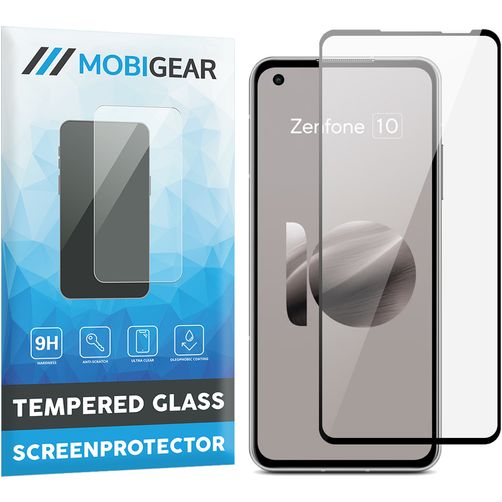 Mobigear Premium ASUS Zenfone 10 Verre trempé Protection d'écran - Compatible coque - Noir