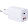 Cygnett Powerplus - Double USB / USB-C Power Delivery 65W - Blanc