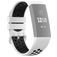 Mobigear Sport Plus Buckle Bracelet Silicone Fitbit Charge 4 Fermeture boucle ardillon - Blanc / Bleu