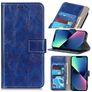 Mobigear Basic Housse iPhone 14 Etui Porte-Monnaie - Bleu