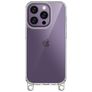 Mobigear Bungy iPhone 14 Pro Plastique rigide Coque arrière - Argent