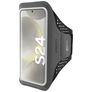 Mobiparts Comfort Fit Brassard Téléphone Samsung Galaxy S24 Brassard Coque de Sport en Neoprène - Noir