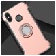 Mobigear Armor Ring Coque Xiaomi Mi 8 Coque arrière Rigide Anti-Chocs avec Anneau-Support - Rose doré