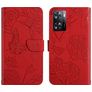 Mobigear Butterfly Housse Realme Narzo 50 5G Etui Porte-Monnaie - Rouge