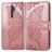 Mobigear Butterfly Housse OPPO A5 (2020) Etui Porte-Monnaie - Rose doré