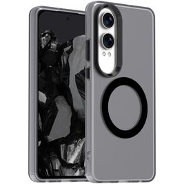 Mobigear Shockproof Coque OnePlus Nord CE 4 Lite MagSafe Coque arrière Rigide - Noir