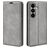 Mobigear Retro Slim Housse Samsung Galaxy S26 Etui Porte-Monnaie - Gris